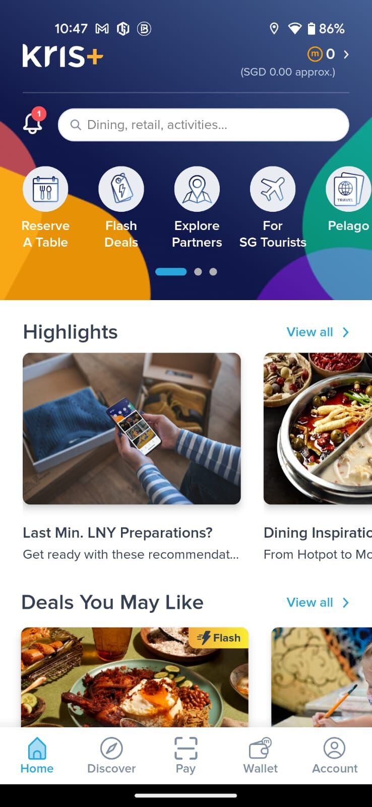 Kris+ Referral Code for 5 SGD worth KrisFlyer Miles Singapore Airlines